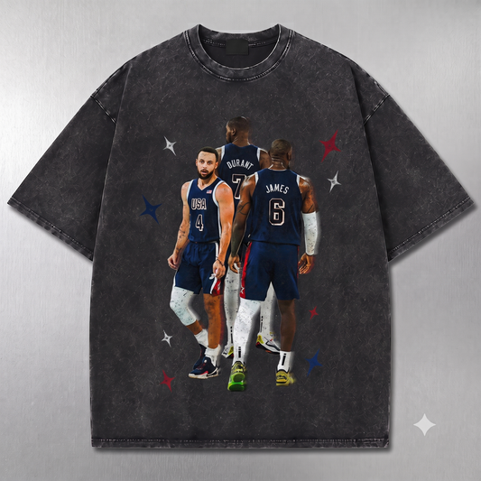 Philadelphia 76ers James #23 Vintage Basketball Graphic Tee
