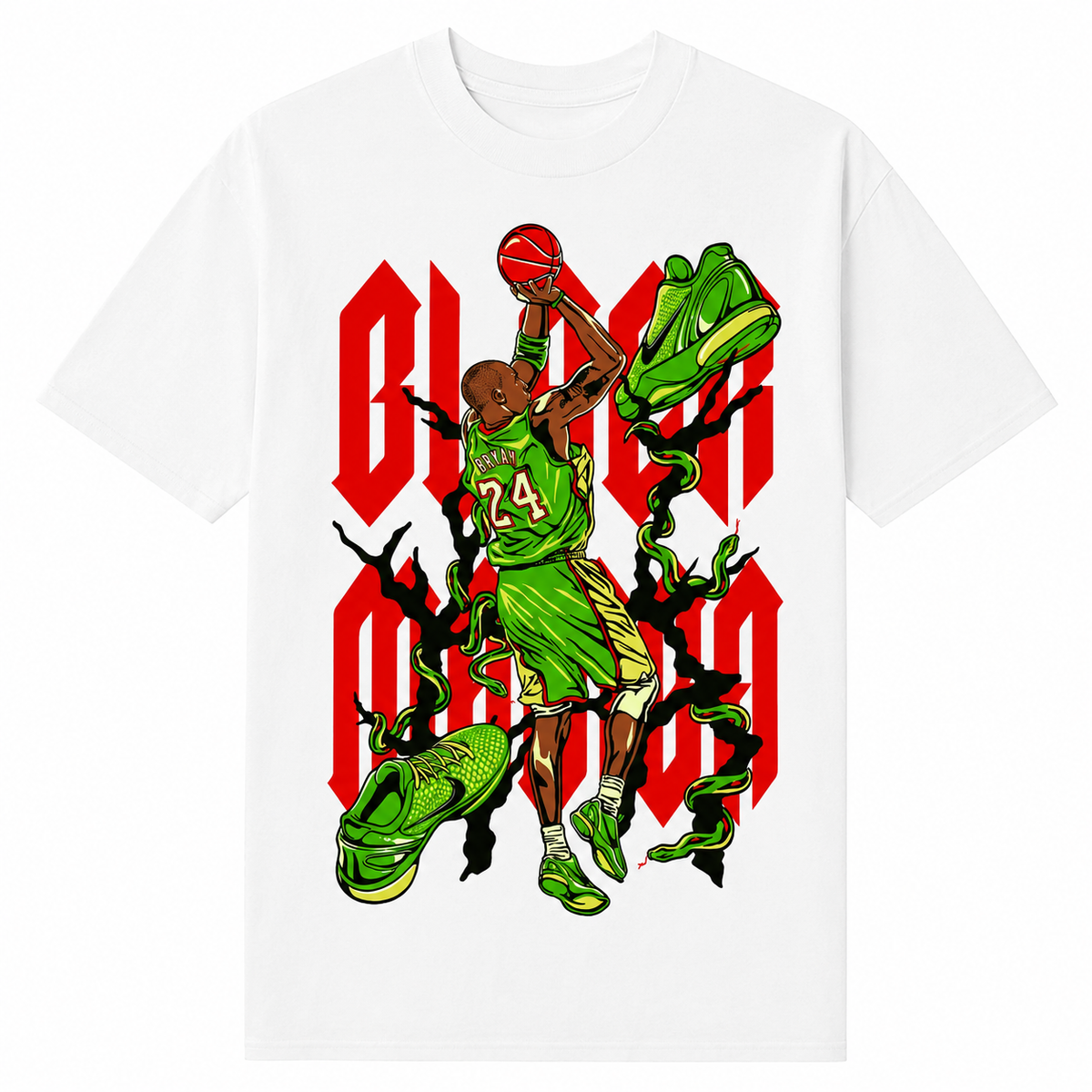 Mamba Kobe Grinches White T-shirt