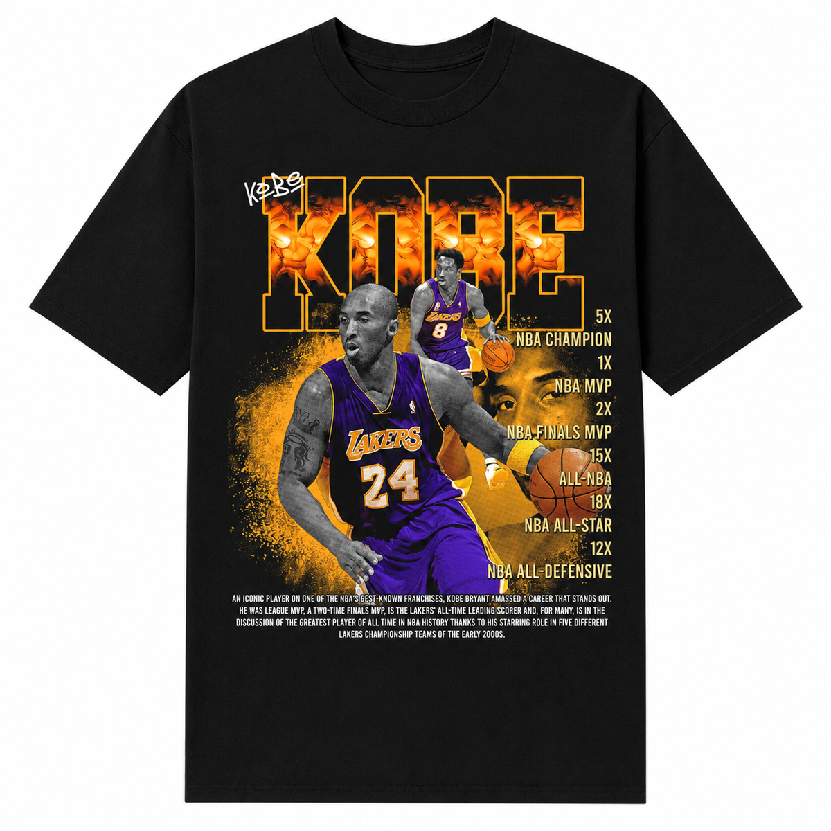 Kobe Accolades Black t-shirt
