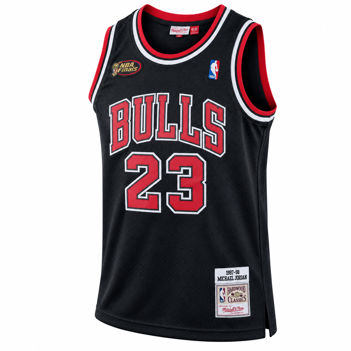 Unisex Michael Jordan #23 Chicago Bulls 1997-98 Hardwood Classics Basketball Jersey - All Stitched
