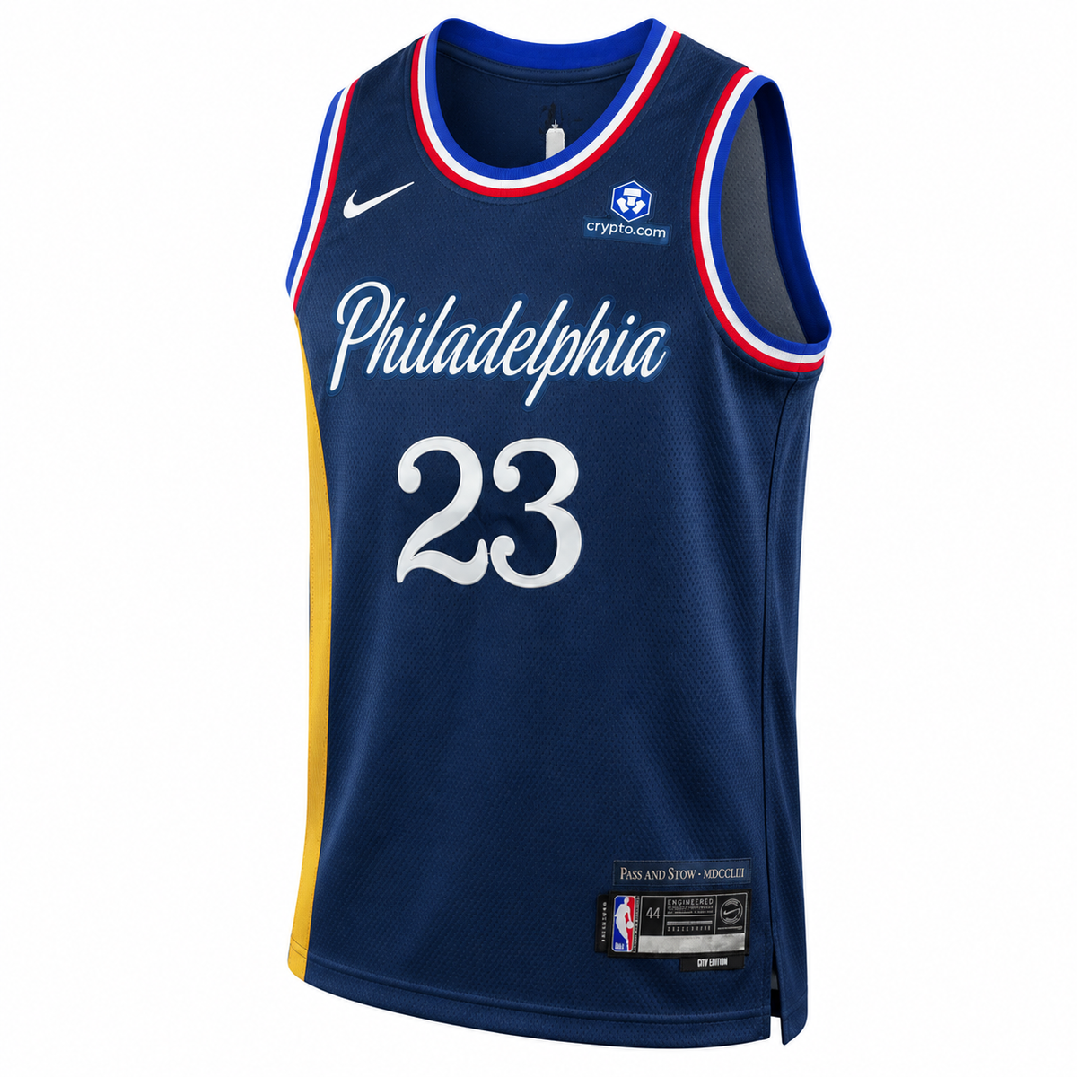LeBron James Royal Swingman Jersey Philadelphia 76ers - All Stitched