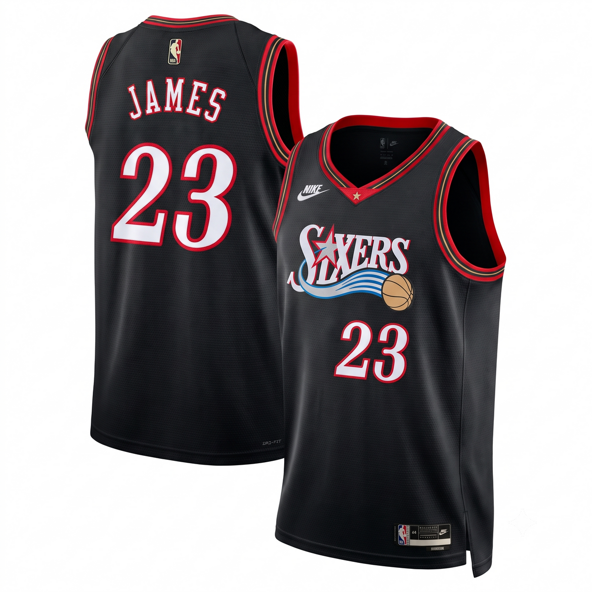 Unisex Philadelphia 76ers LeBron James Royal Swingman Jersey - All Stitched