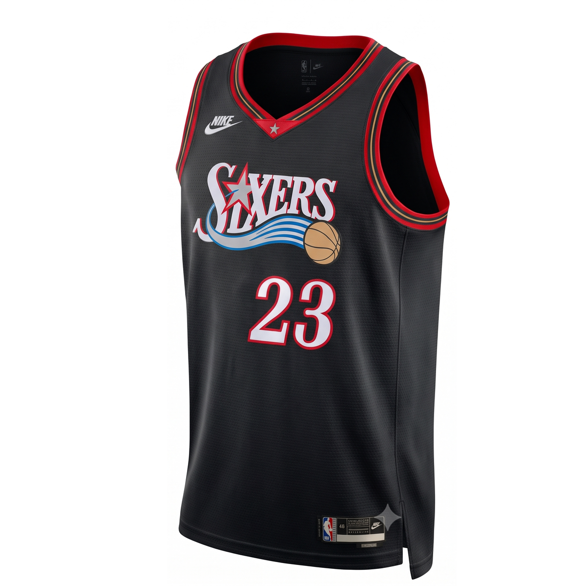 LeBron James Royal Swingman Jersey Philadelphia 76ers - All Stitched