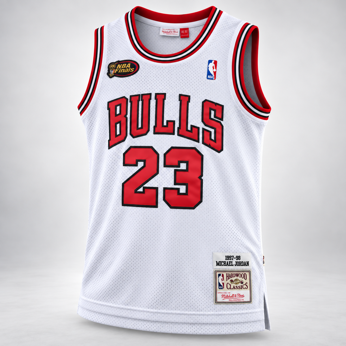 Unisex Michael Jordan #23 Chicago Bulls 1997-98 Hardwood Classics Basketball Jersey - All Stitched