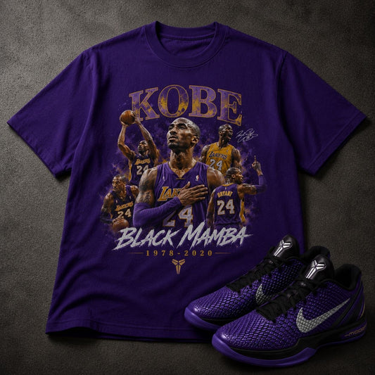 Black Mamba Legend Tshirt - Unisex Purple