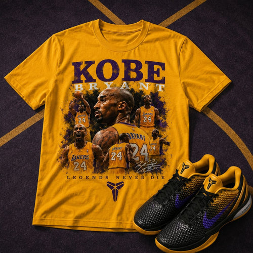 Black Mamba Legend Tshirt - Unisex Yellow
