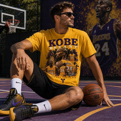Black Mamba Legend Tshirt - Unisex Yellow
