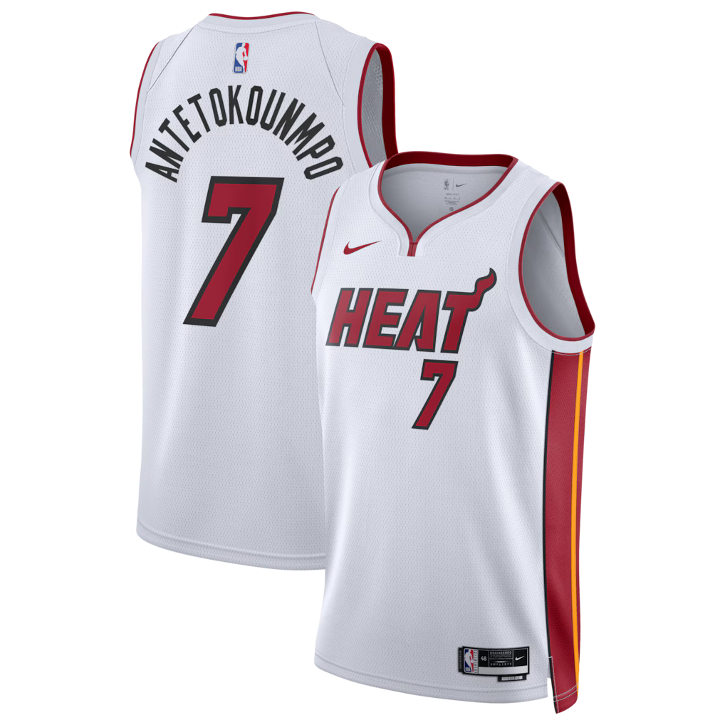 Giannis Antetokounmpo Miami Heat #7 Swingman Jersey Collection – Unisex