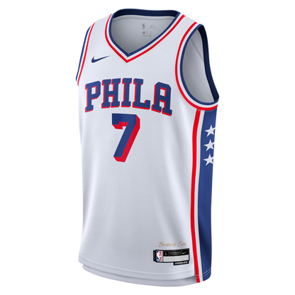 Philadelphia 76ers Edition Swingman Jersey Jaylen Brown - All Stitched