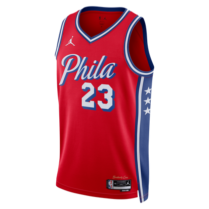 Unisex Philadelphia 76ers LeBron James Royal Swingman Jersey - All Stitched